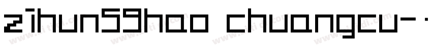zihun59hao chuangcu字体转换
